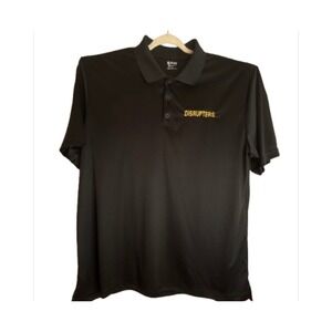 BAW 2XL Black short sleeves polo style xtreme tek‎ Disrupter's